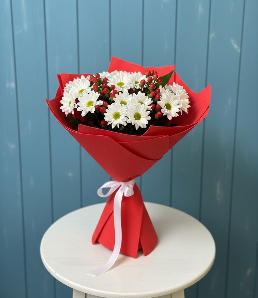 Букет цветов из: Хризантемы в Нарткале