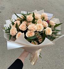 Букет Кремовые розы Латте в Нарткале
