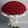 Букет 101 Красная роза Блэк Мэджик в Нарткале