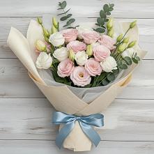 Букет шампанское в Нарткале Букет цветов из: Лизиантусы в Нарткале