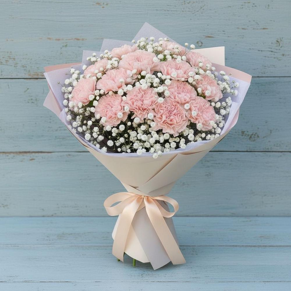 Букет цветов из: Гвоздики в Нарткале