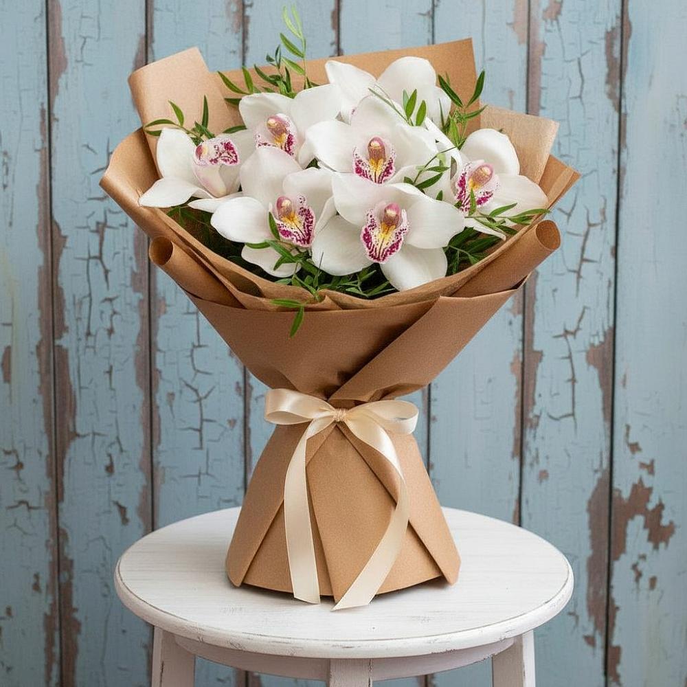 Букет цветов из: Орхидеи и Розы в Нарткале
