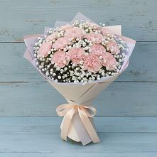 Букет Нежность рассвета в Нарткале Букет цветов из: Гвоздики в Нарткале