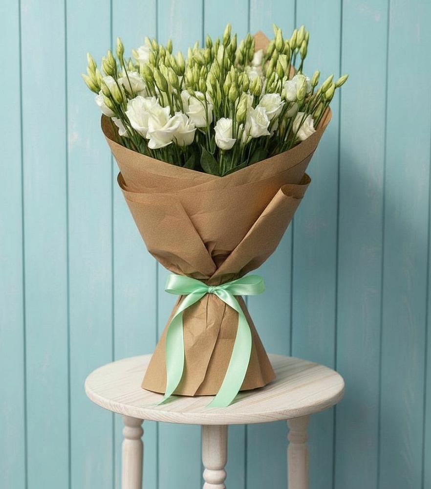 Букет цветов из: Лизиантусы в Нарткале