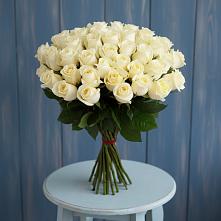 Букет 51 Белая роза Эдлесс Лав #REPLACE_PRED# Нарткале