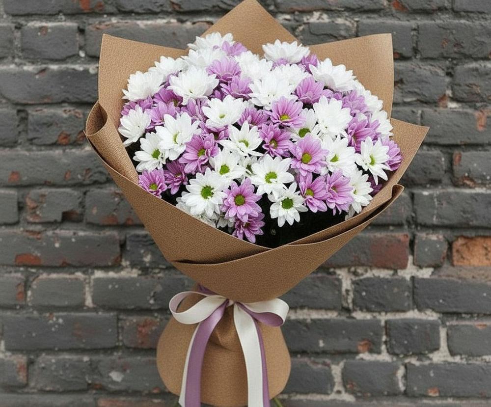 Букет цветов из: Хризантемы в Нарткале