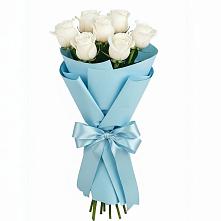 Букет 7 белых роз Проуд #REPLACE_PRED# Нарткале