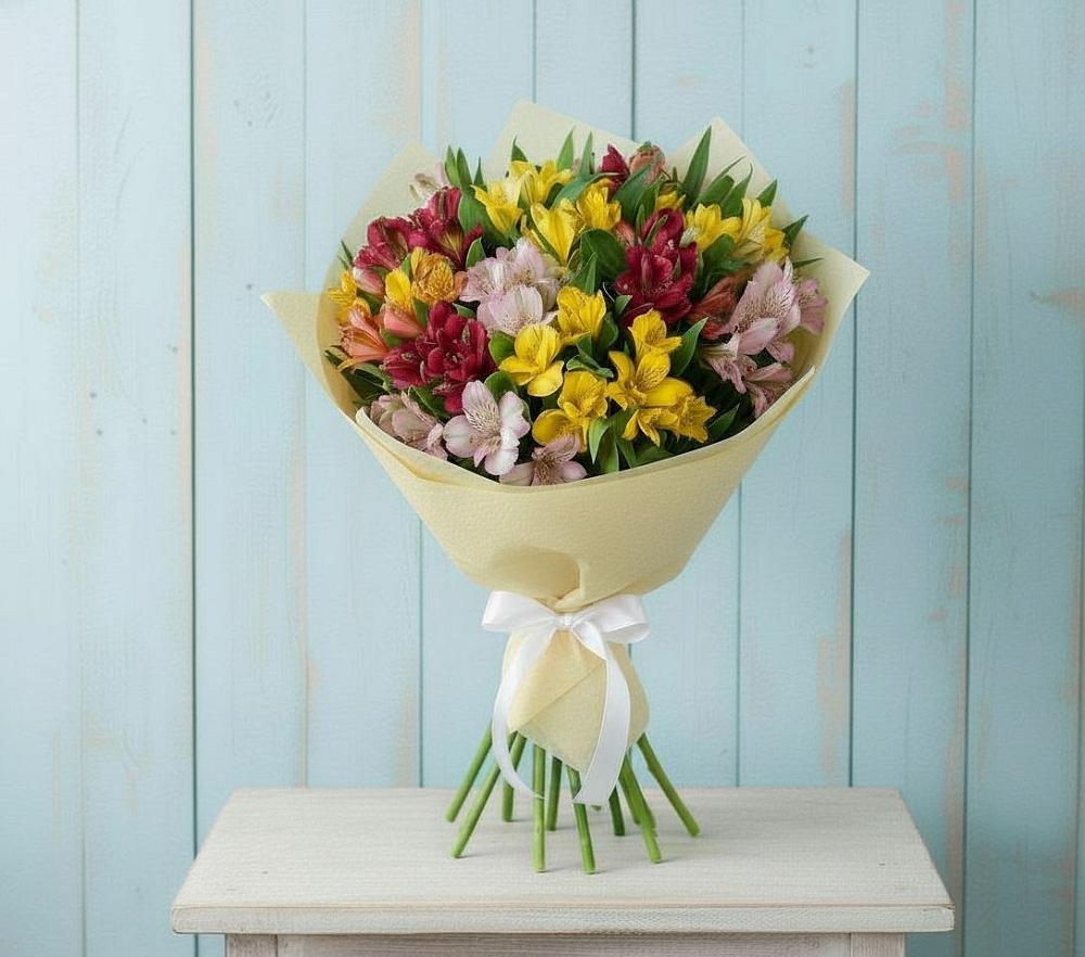 Букет цветов из: Альстромерии в Нарткале