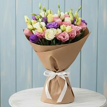 Букет цветов из:  Лизиантусы в Нарткале