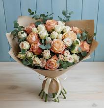 Букет цветов из:  Альстромерии и Розы #REPLACE_PRED# Нарткале